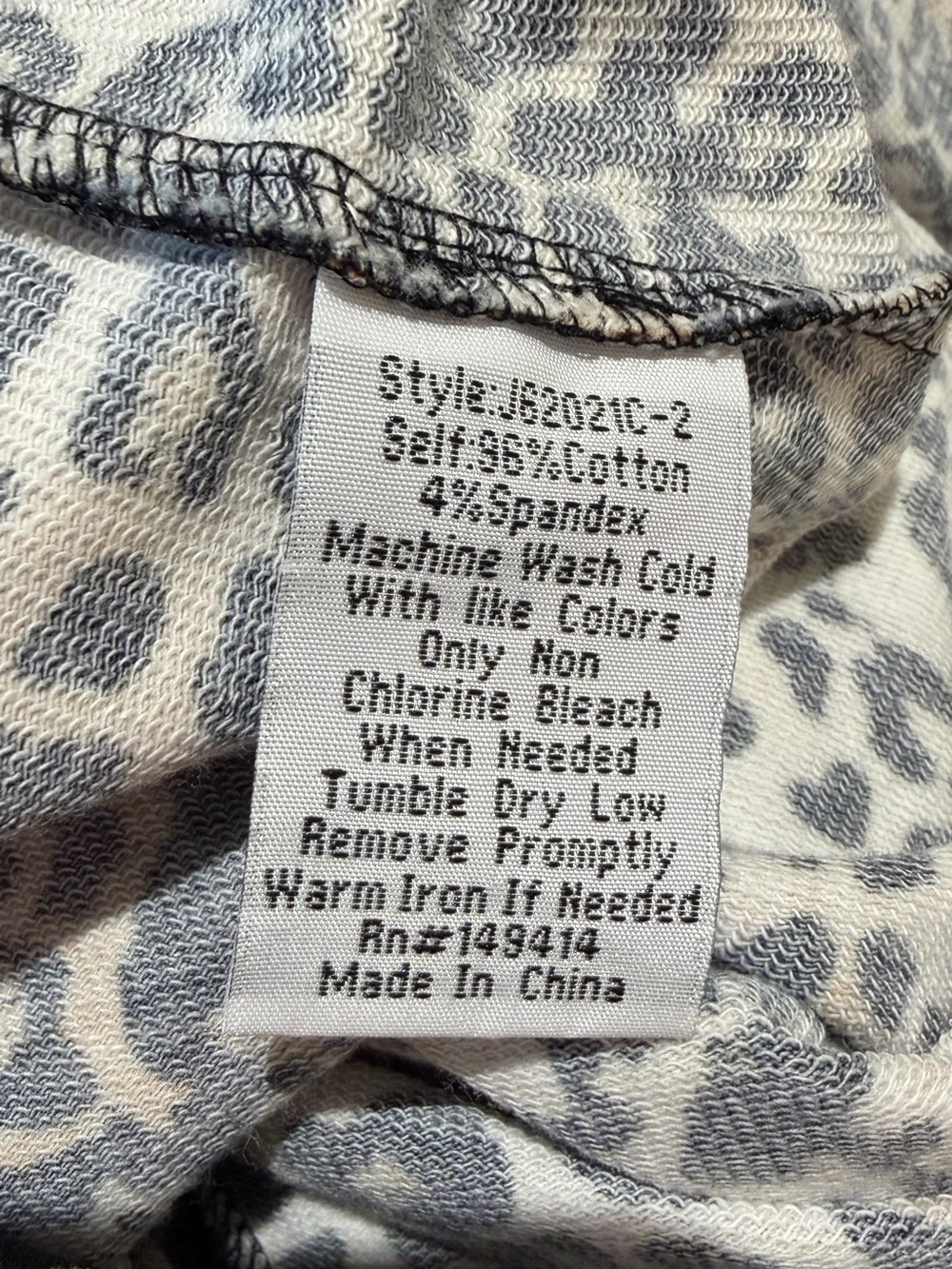 Johnny Was Leopard/Floral Leggings - Large - Picture 7 of 7